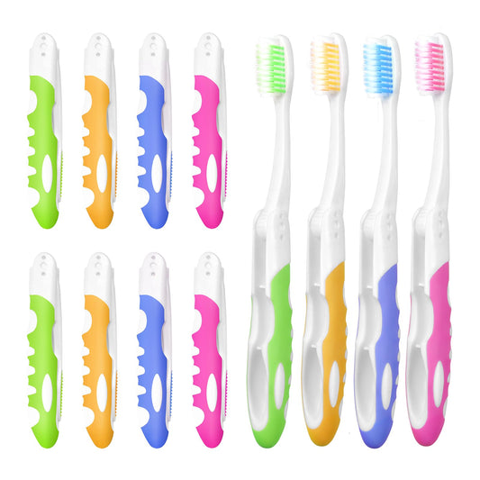 EasyHonor Toothbrush Bulk Folding Toothbrush (20 Pcs)